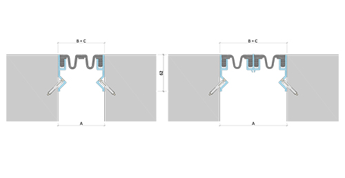 Деформационный шов тип ДШКА-ФАС/115